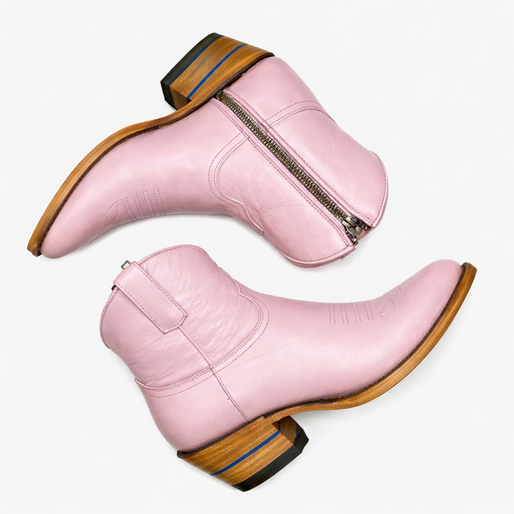 The Rainey women's ankle boot in Dust Storm Pink