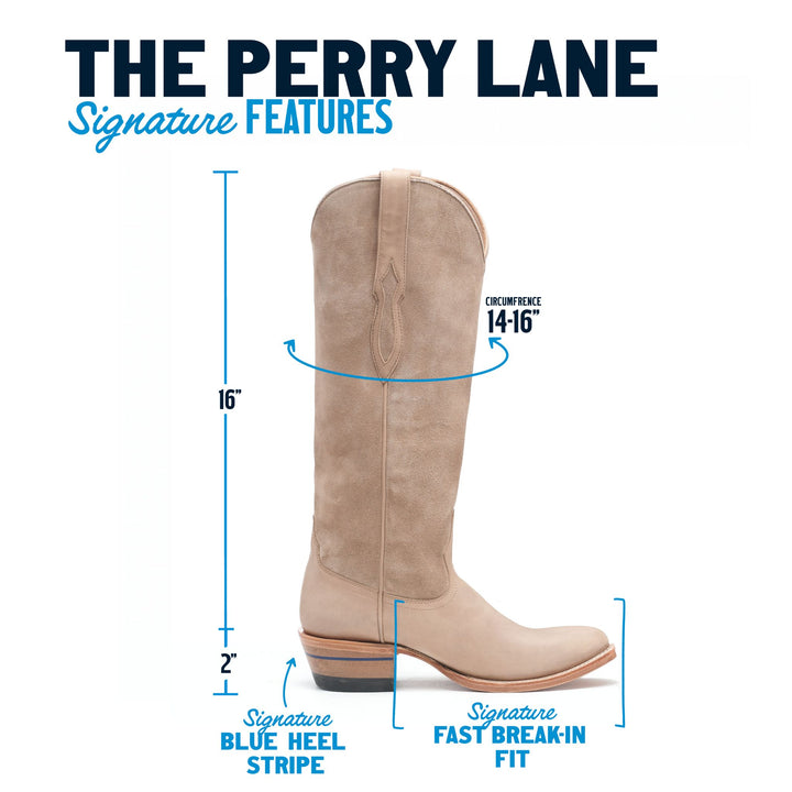 The Perry Lane women's knee-high boot in Caviar