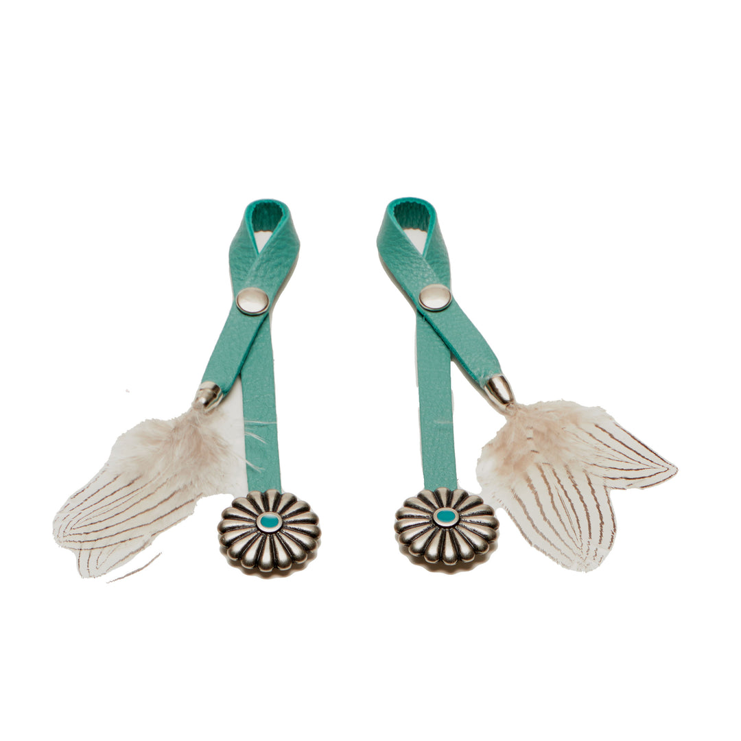 Turkish Bay Turquoise with Flower Charm