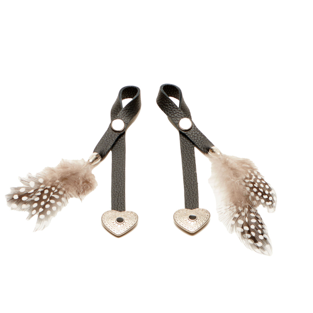 Friesian Dressage Black with Heart Charm