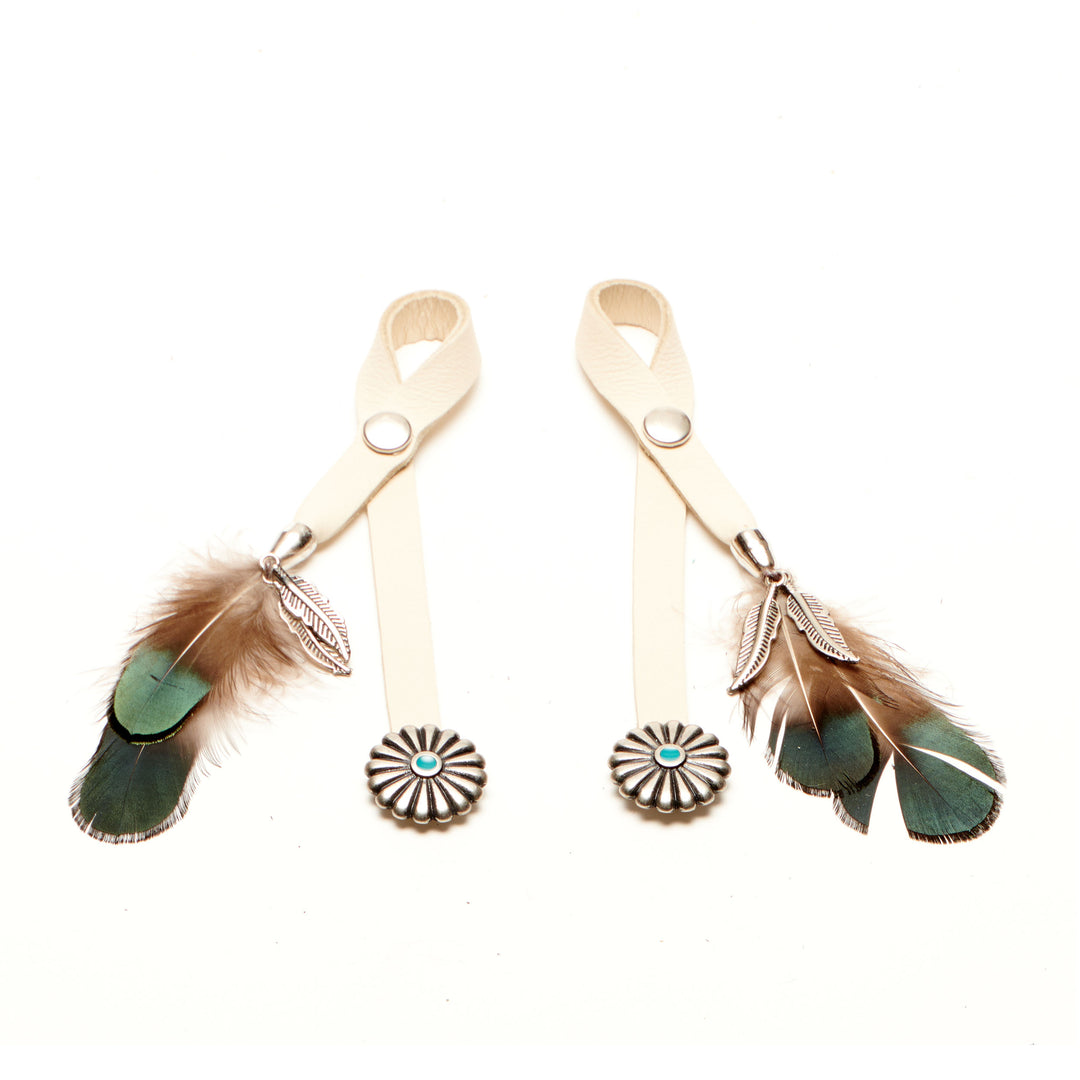 Moon Party Beige with Flower Charm