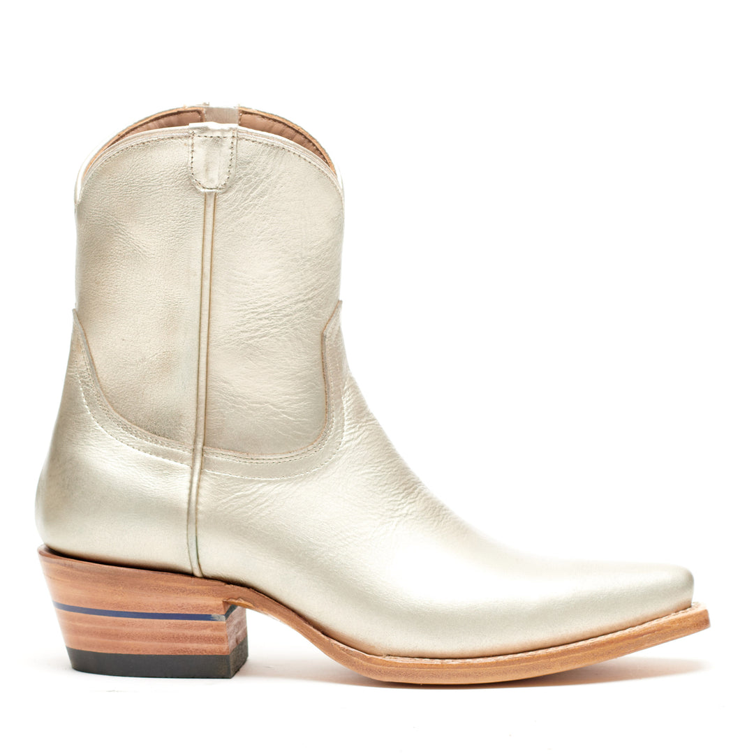 The Trinity women's ankle boot in 3 Nines Fine Silver