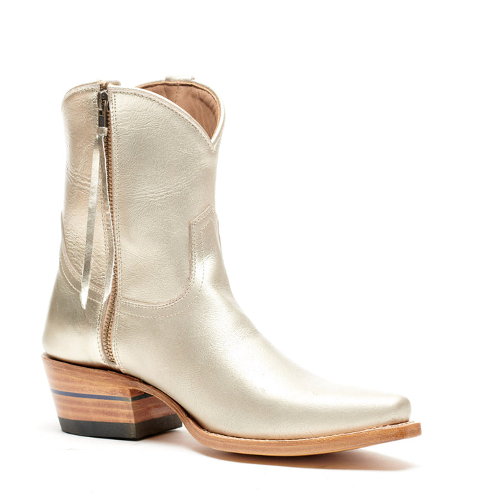 The Trinity women's ankle boot in 3 Nines Fine Silver
