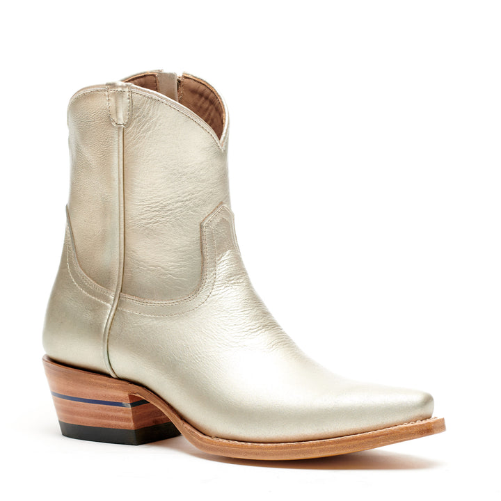 The Trinity women's ankle boot in 3 Nines Fine Silver