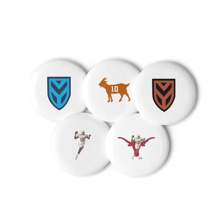 The GOAT Collection — Pin Button Set