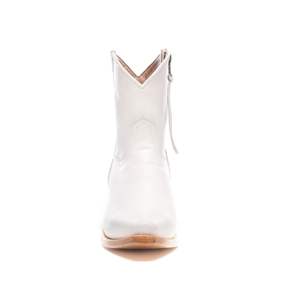 The Trinity women's ankle boot in Snowpocalypse White