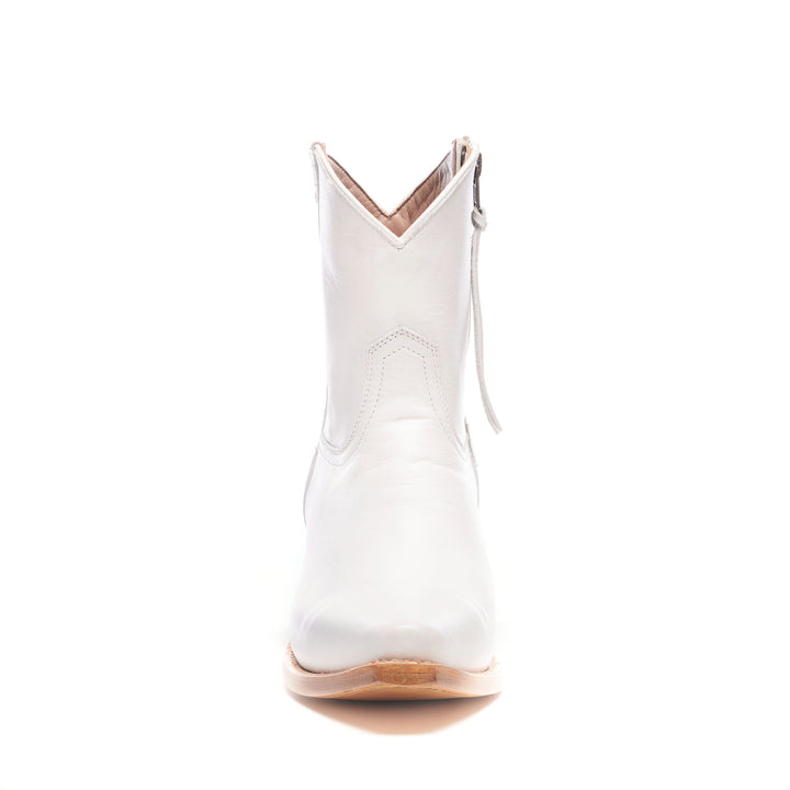The Trinity women's ankle boot in Snowpocalypse White