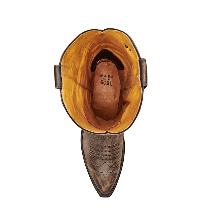 The Guadalupe women's tall boot in Cask Strength Dark Brown