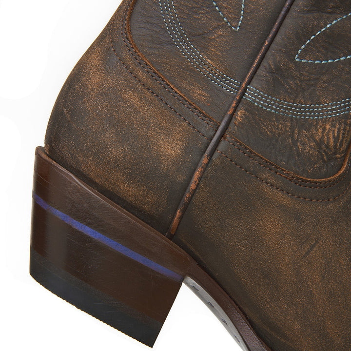 The Guadalupe women's tall boot in Cask Strength Dark Brown