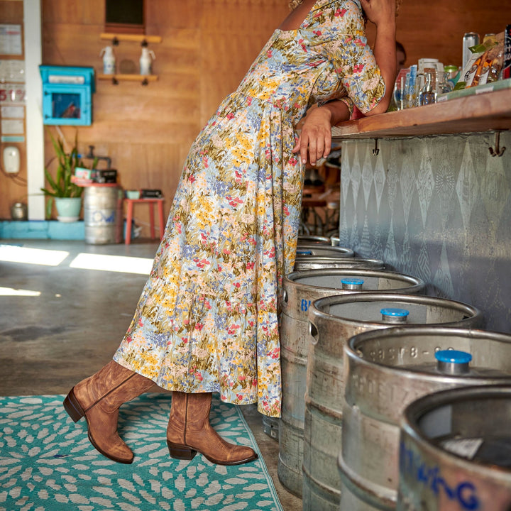 The Guadalupe women's tall boot in Anejo Nightcap Brown