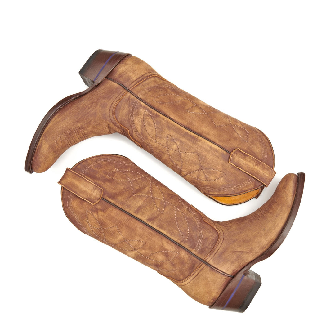 The Guadalupe women's tall boot in Anejo Nightcap Brown