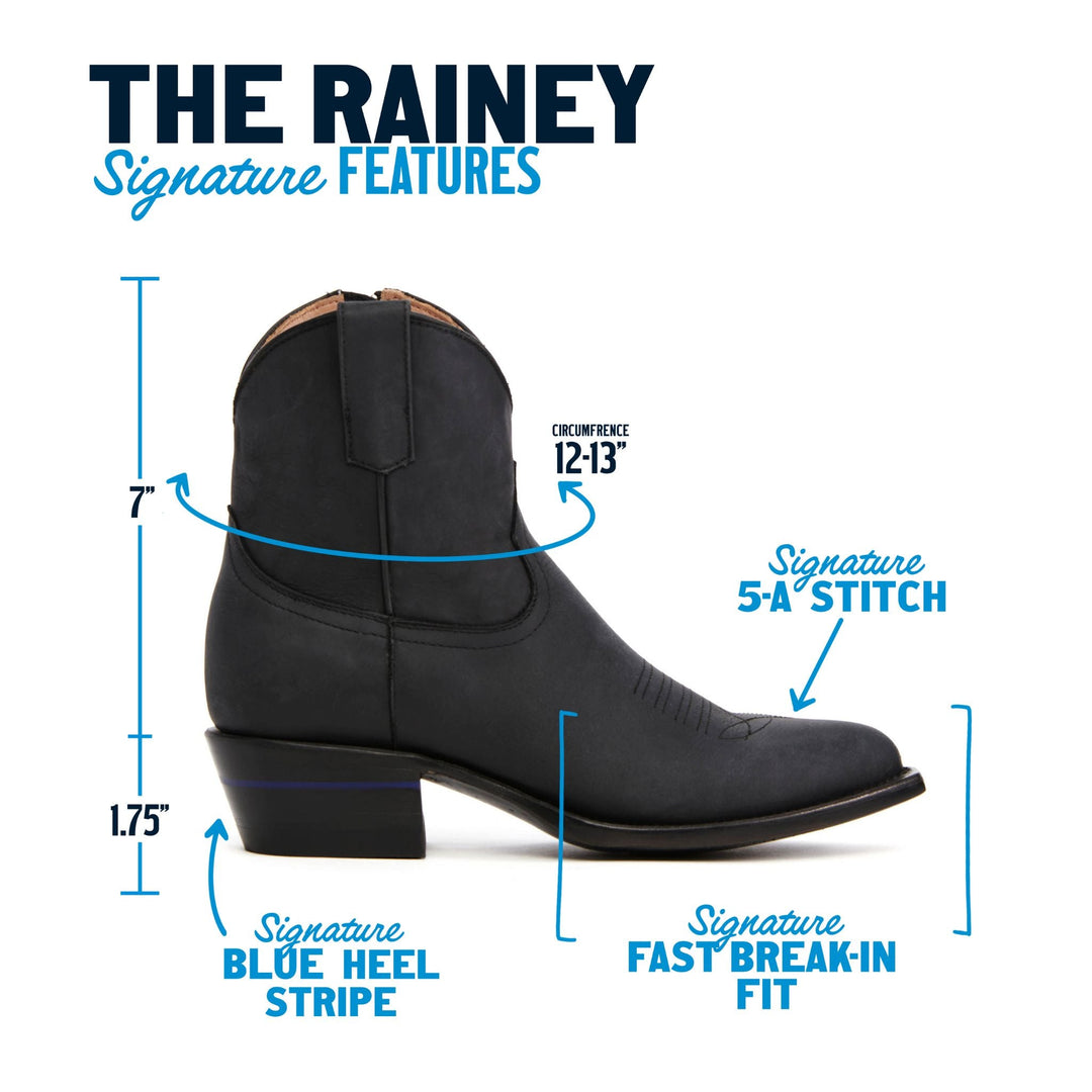 The Rainey women's ankle boot in Galway Girl Black