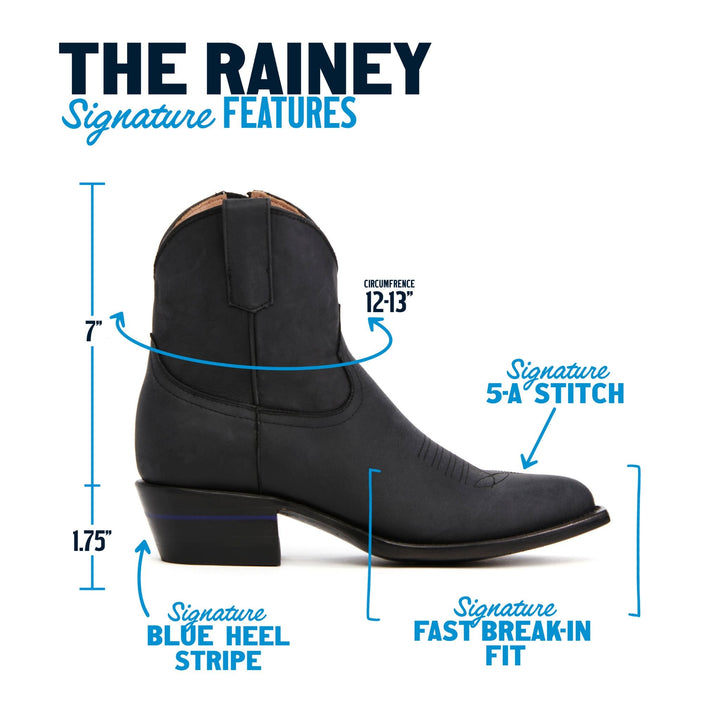 The Rainey women's ankle boot in Galway Girl Black