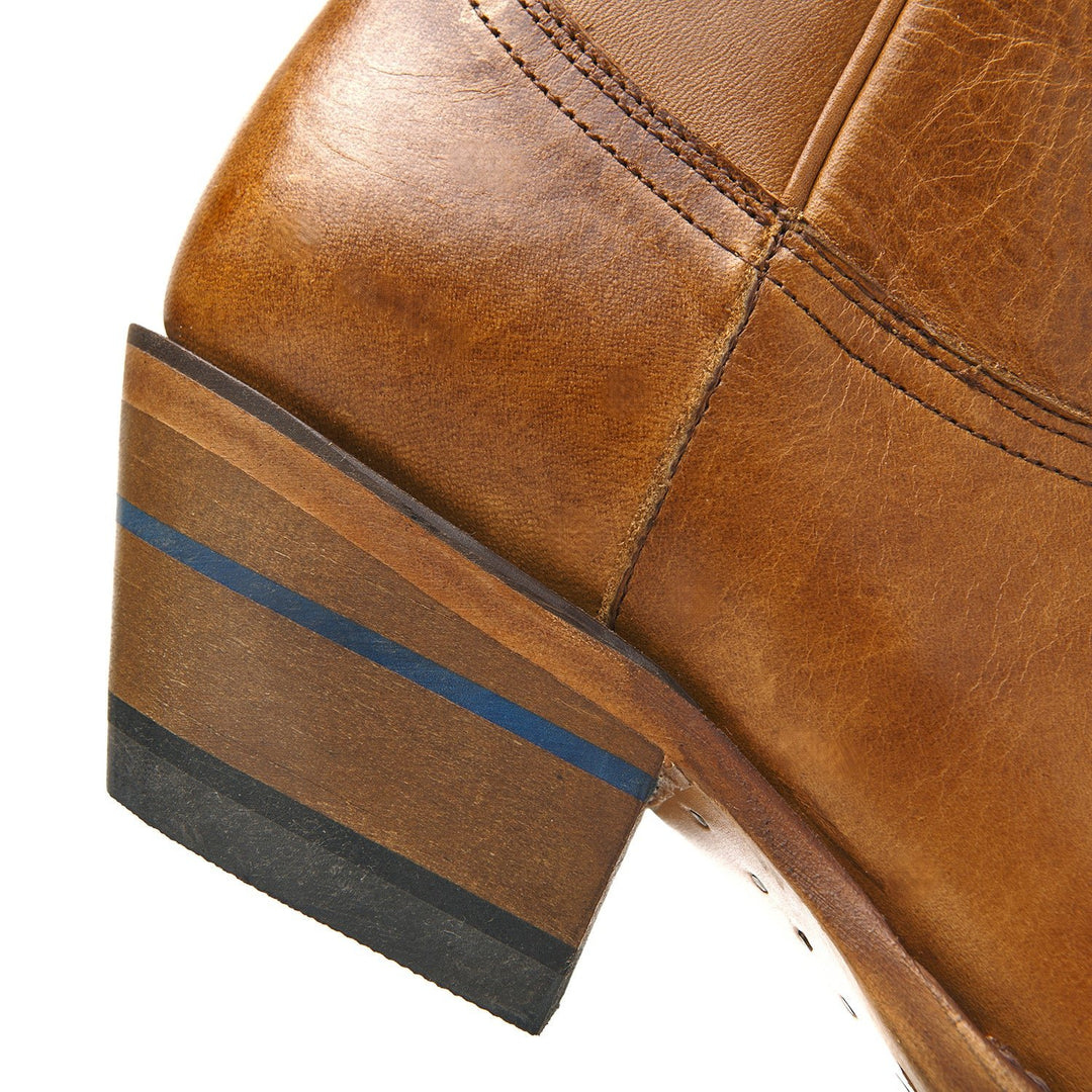 The Rainey women's ankle boot in Marfa in the 70s