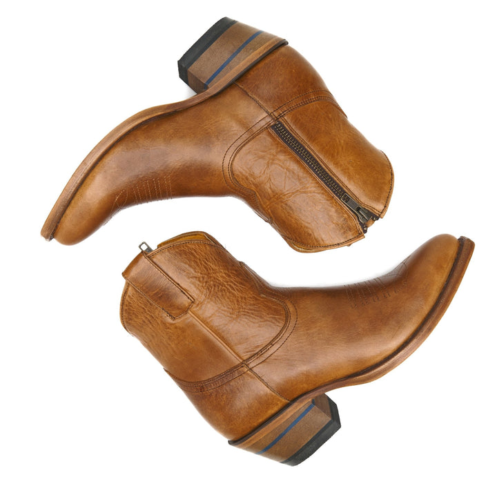 The Rainey women's ankle boot in Marfa in the 70s